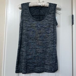 Banana Republic sleeveless tank top, dark Heather gray, XS